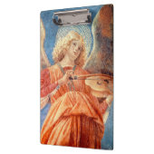 Musical angel playing the violin fresco klembord (Links)