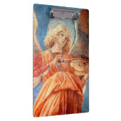 Musical angel playing the violin fresco klembord (Rechts)