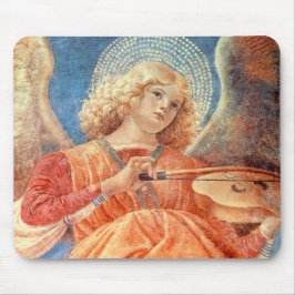 Musical angel playing the violin fresco muismat