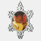 Musical Angel  Tin Sneeuwvlok Ornament (Rechts)