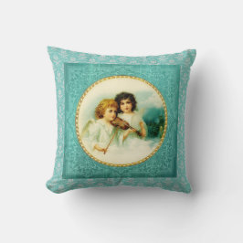 Musical Angels Blue  Kussen