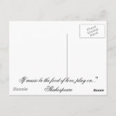 Musical Angels Briefkaart (Achterkant)