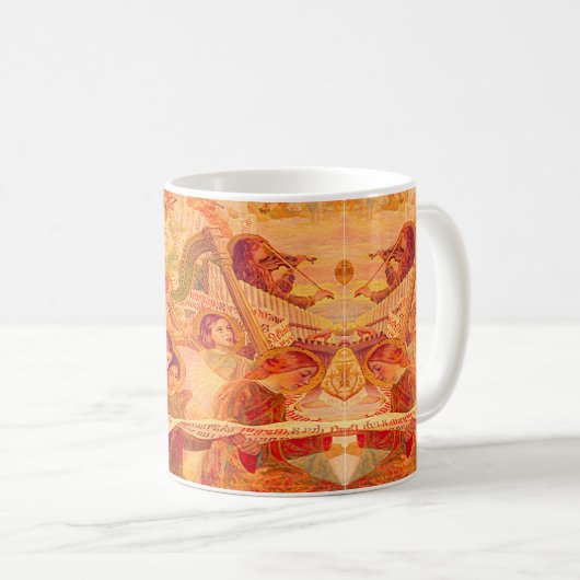 Musical Angels Coffee Mok (Voorkant rechts)