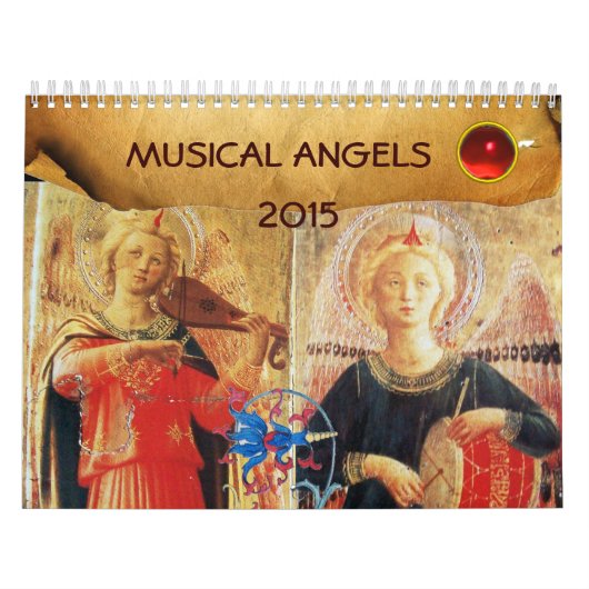 MUSICAL ANGELS FINE ART COLLECTIE 2015 KALENDER (Hoes)
