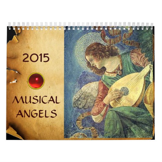 MUSICAL ANGELS FINE ART COLLECTIE 2017 KALENDER (Hoes)