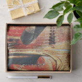 MUSICAL ANGELS PARCHMENT MONOGRAM Ruby Gemstone Tissuepapier (Geschenk)