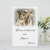 Musical Angels Stationery Briefpapier (Staand voorkant)