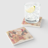 Musical Angels Stenen Onderzetter (Zijkant)