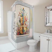 Musical Art collectie - Viool Douchegordijn (In situ)