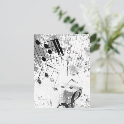 Musical Atmosphere 1 Feestdagenkaart (Staand voorkant)