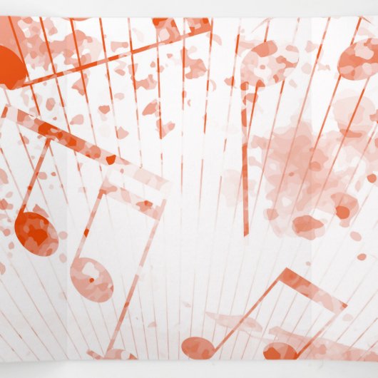 Musical Atmosphere 3 Drieluik Wenskaart (Binnenkant midden)