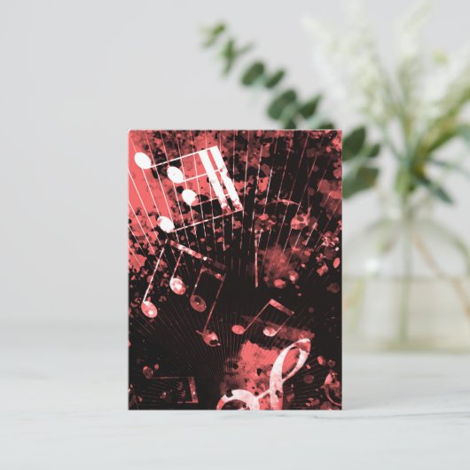 Musical Atmosphere 4 Feestdagenkaart (Staand voorkant)