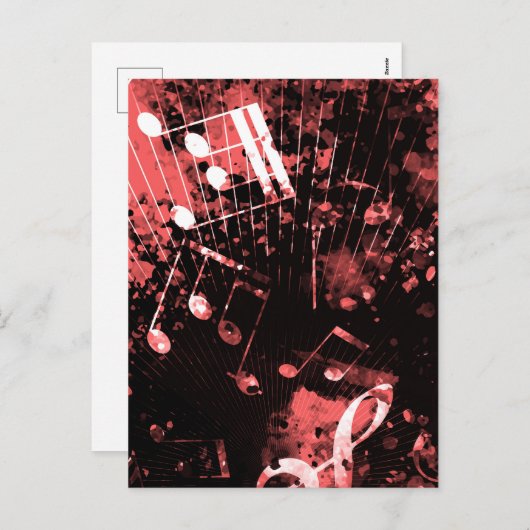 Musical Atmosphere 4 Feestdagenkaart (Voorkant / Achterkant)