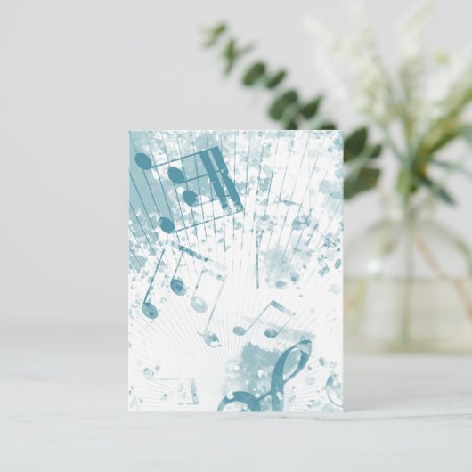 Musical Atmosphere 5 Feestdagenkaart (Staand voorkant)
