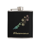 Musical Awesomesauce Colorful Trumpet Flask Heupfles (Voorkant)