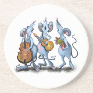 Musical Band Mouse Onderzetter