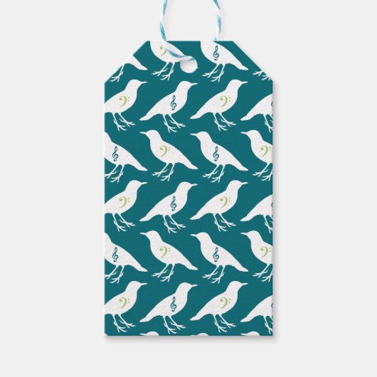 Musical Birds Cadeaulabel (Voorkant)