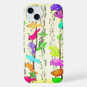Musical Birds iPhone Hoesje 15 Plus Case