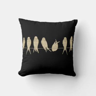 Musical Birds Pillow Kussen