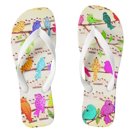Musical Birds Teenslippers (Voetbed)
