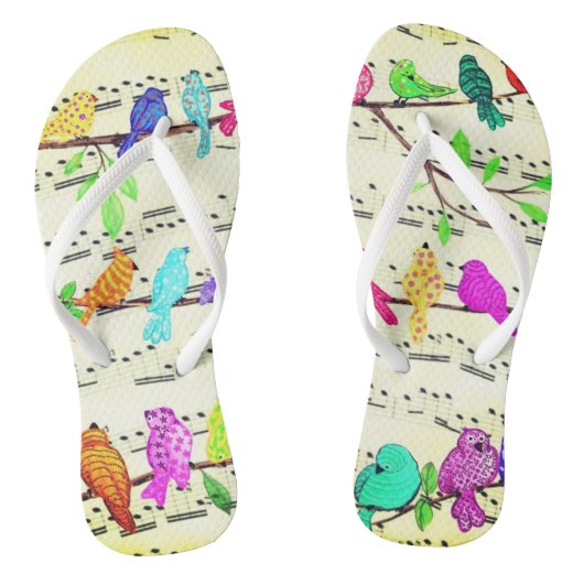 Musical Birds Teenslippers (Voetbed)