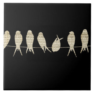 Musical Birds Tegeltje