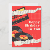 Musical Birthday Kaart (Voorkant)