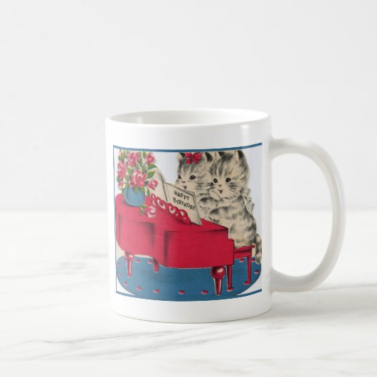 Musical Birthday Kittens Koffiemok (Rechts)