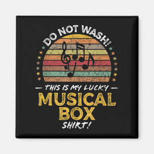 Musical Box Grappig Quote Grafisch Magneet
