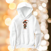 Musical Boy Christmas Elf Boy's Hoodie