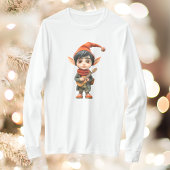 Musical Boy Christmas Elf Mannen T-shirt