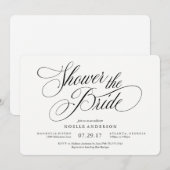 Musical Bridal Shower Uitnodiging (Voorkant / Achterkant)