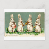  Musical Bunnies Briefkaart (Voorkant)