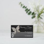 Musical Butterfly Visitekaartjes (Staand voorkant)