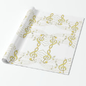 Musical Cadeaupapier (Uitgerold)