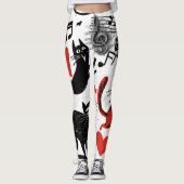 Musical Cat Leggings (Voorkant)