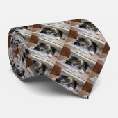 Musical Cat Necktie Stropdas (Opgerold)
