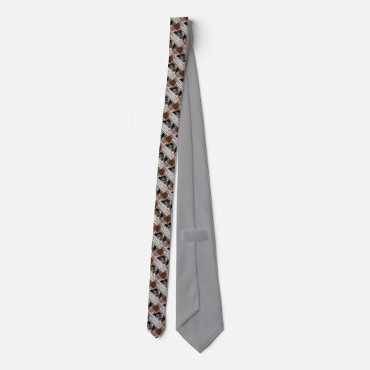 Musical Cat Necktie Stropdas (Achterkant)