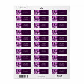 MUSICAL CAT, Roze Paars Violet en wit Etiket (Full Sheet)