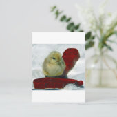 Musical Chick Briefkaart (Staand voorkant)