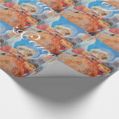 MUSICAL CHRISTMAS ANGEL ,JOY PEACE LOVE CADEAUPAPIER (Hoek)