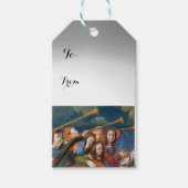 MUSICAL CHRISTMAS ANGELS CADEAULABEL (Voorkant)