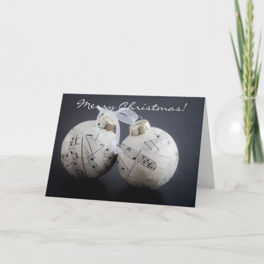 Musical Christmas Card Feestdagen Kaart (Voorkant)