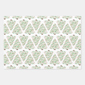 Musical Christmas Tree Wrapping Paper Sheets (Voorkant)