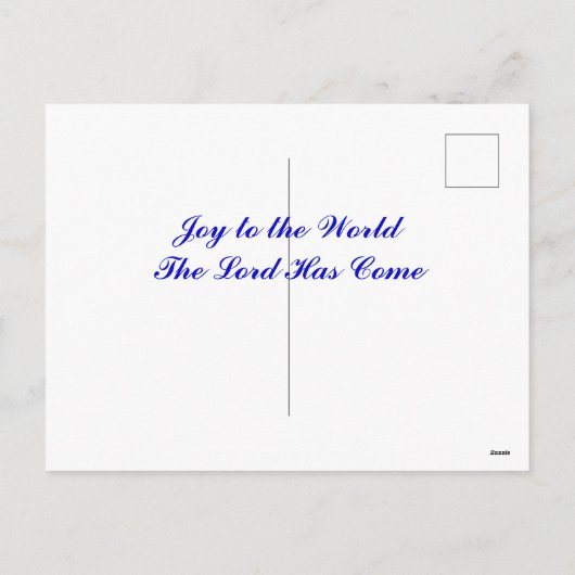 Musical Christmas Wenskaart Feestdagenkaart (Achterkant)