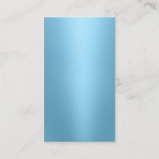 Musical Clef Logo zanger Licht Blauw Muziek Visitekaartje (Achterkant)