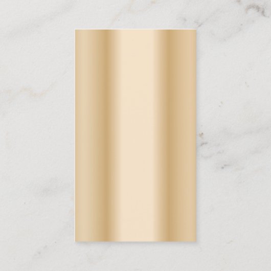 Musical Clef Vocalist Singer Modern Gold Music Visitekaartje (Achterkant)