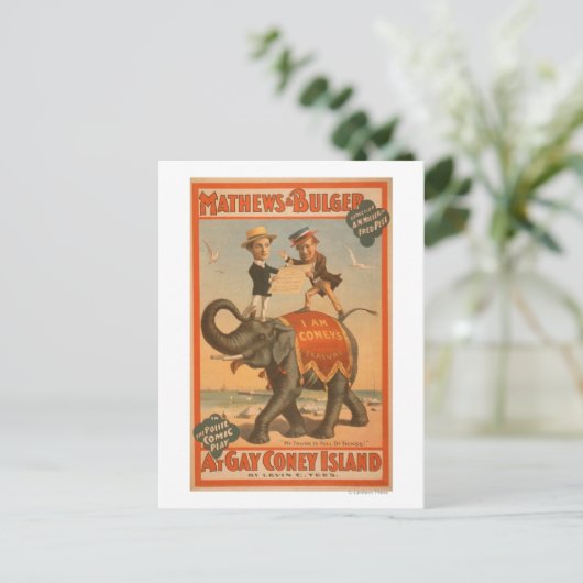 Musical Comedy Poster #3 Briefkaart (Staand voorkant)