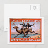 Musical Comedy Poster #4 Briefkaart (Voorkant / Achterkant)