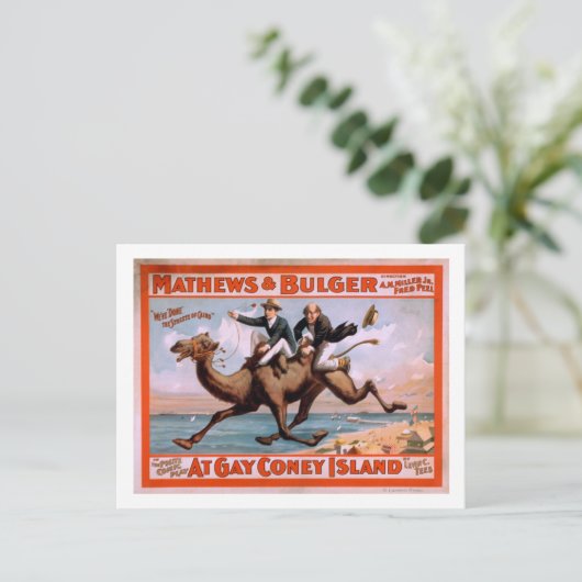 Musical Comedy Poster #4 Briefkaart (Staand voorkant)